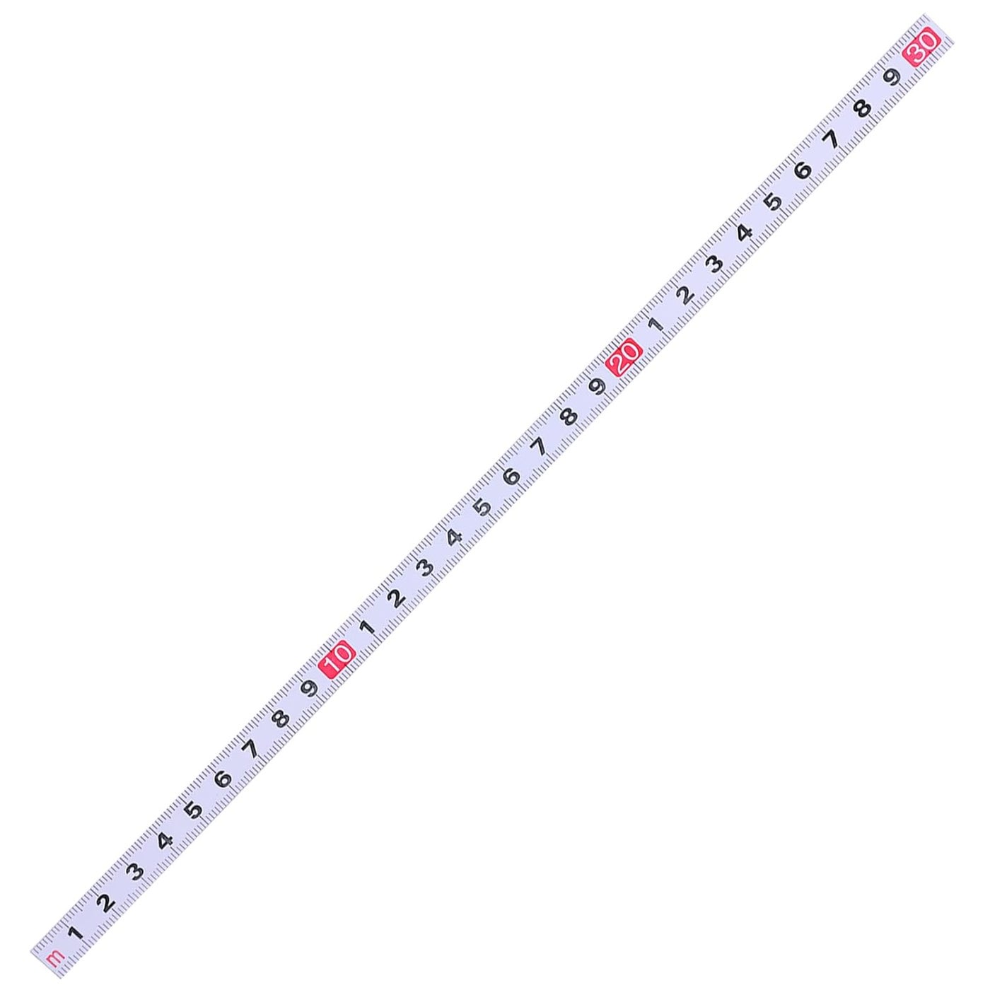30 cm White Portable Soft Tape Measure Flexible Adhesive Ruler High Precision